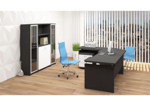 ШКАФ СИД СЪС СТЪКЛЕНИ ВРАТИ 42/40/162