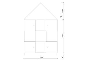 КЪЩА ДЕТСКИ МОДУЛ 120/40/128