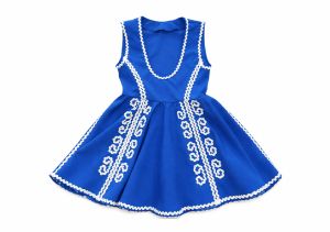 Син сукман с шевици