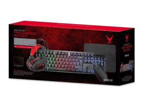 Геймърски комплект мишка, клавиатура, слушалки и пад, Varr 45547