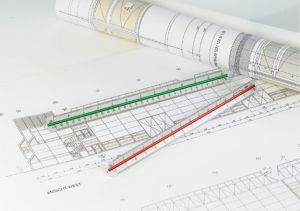 Мащабна линия  WEDO ARCHITECT SILVER  алуминиева 5255101