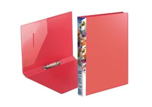 Папка PVC A4 2 ринга червена FOROFIS 91113