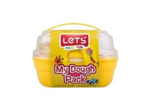 LETS Пластилин 6 цвята + инструменти L8210