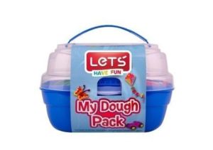 LETS Пластилин 6 цвята + инструменти L8220