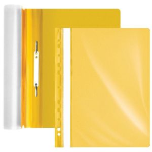 Папка А4 PVC с перфорация OFFIM жълта опаковка 12 броя