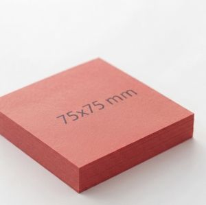 Самозалепващи листчета 75/75  STICKY MS 100 листа неон червен
